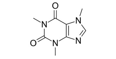Molécula de cafeína