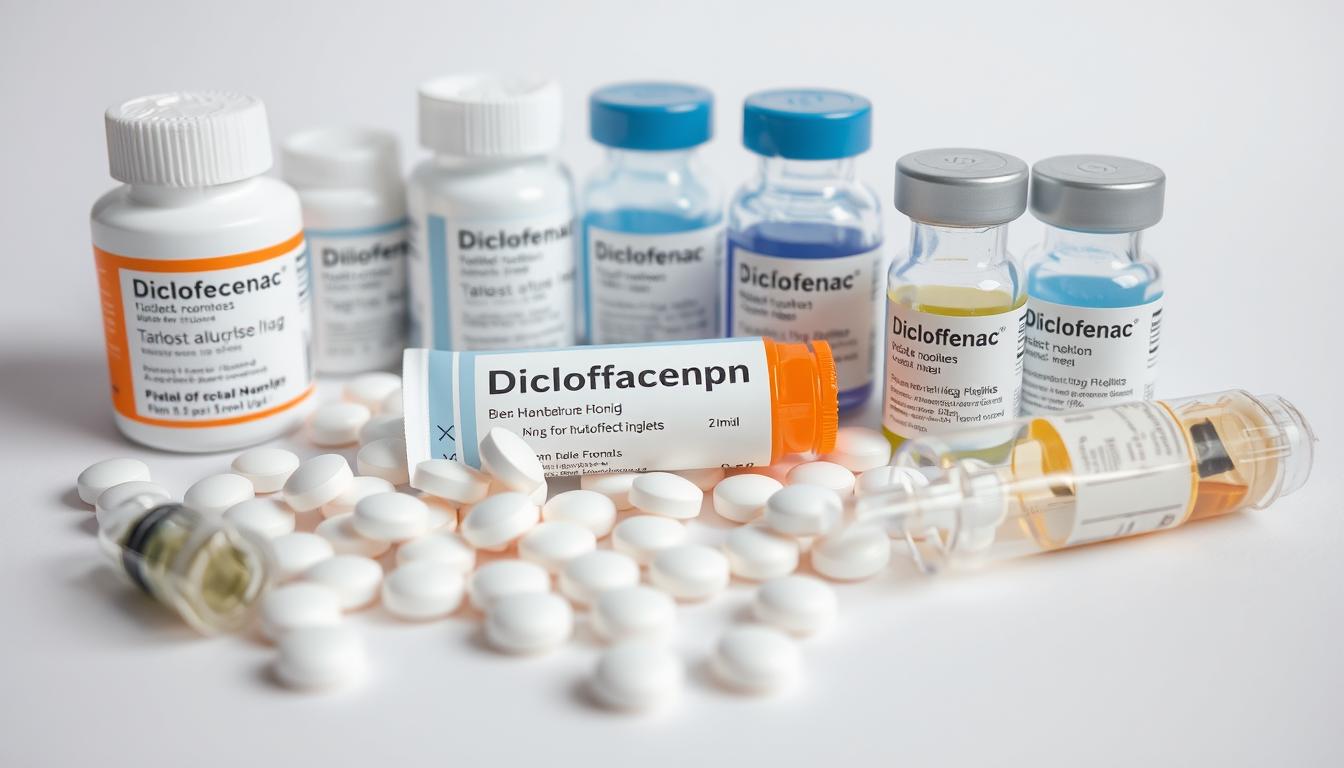 Diclofenaco (AINE, para dolores musculares y articulares) que es