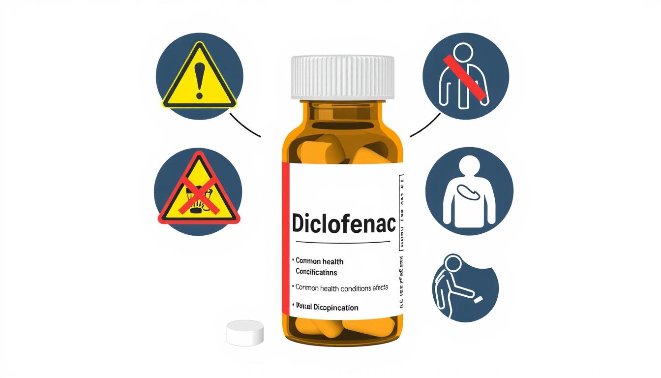 Diclofenaco (AINE, para dolores musculares y articulares) que es